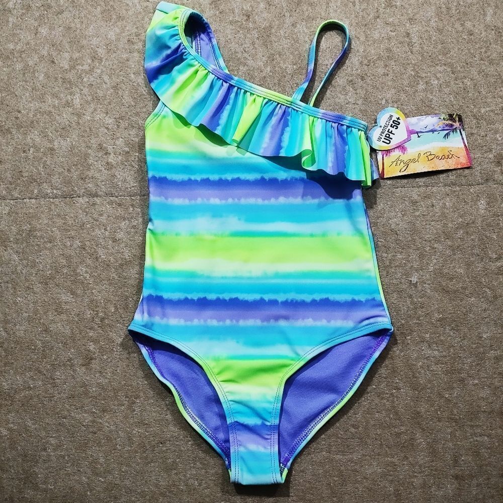 Angel Beach Girls One Piece Swimsuit -O